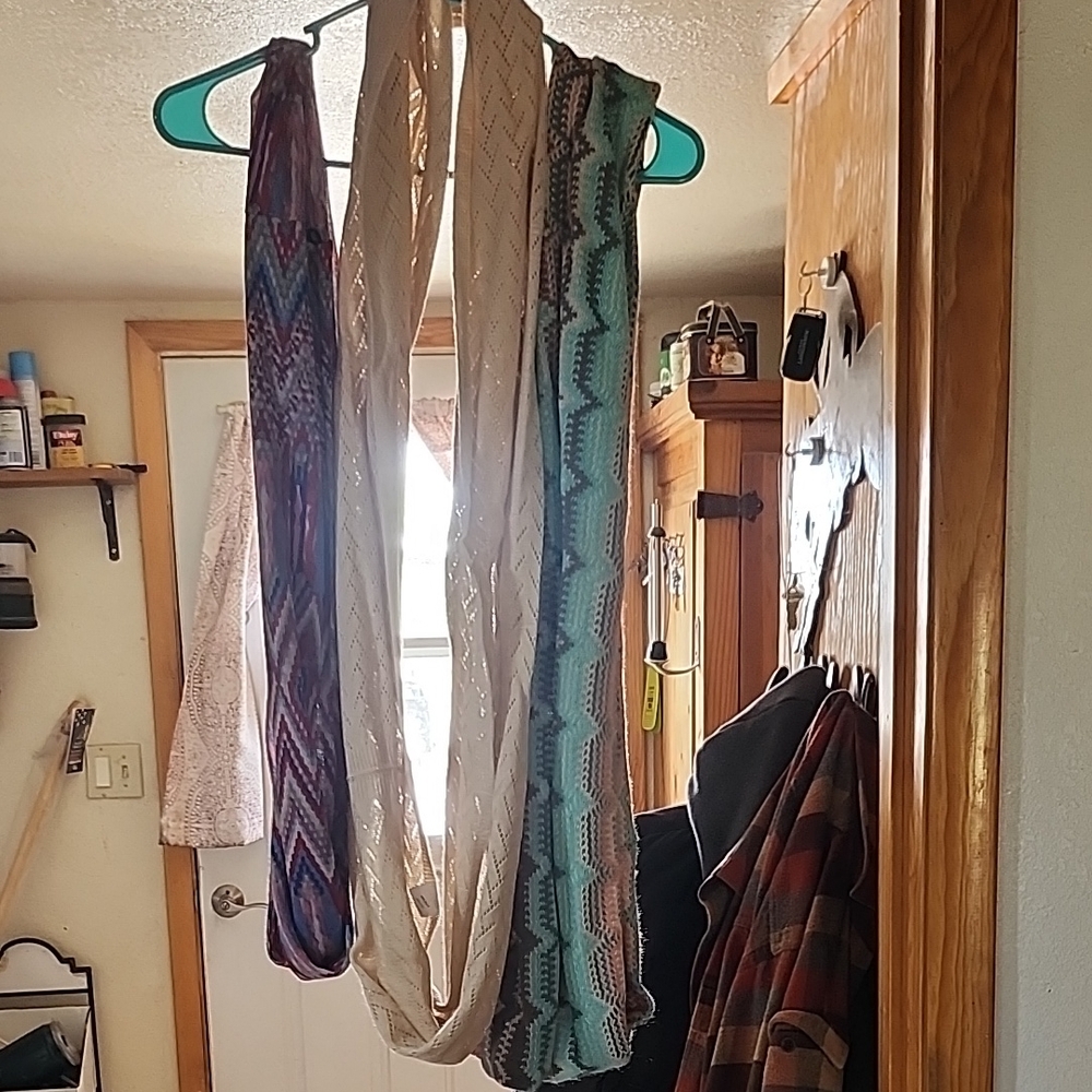 Colorful Patterned Scarves Set